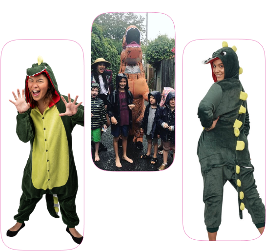 Dinosaur kids party themed entertainers