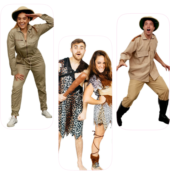 Dinosaur & fossil hunter themed entertainer