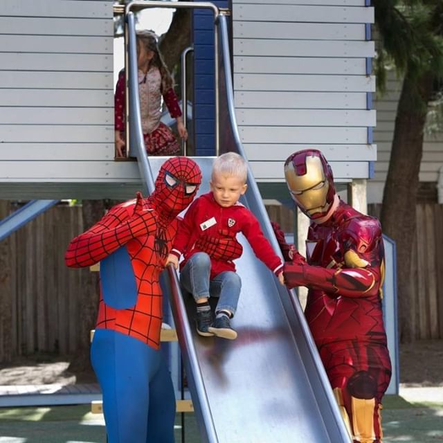 Iron man and Spiderman