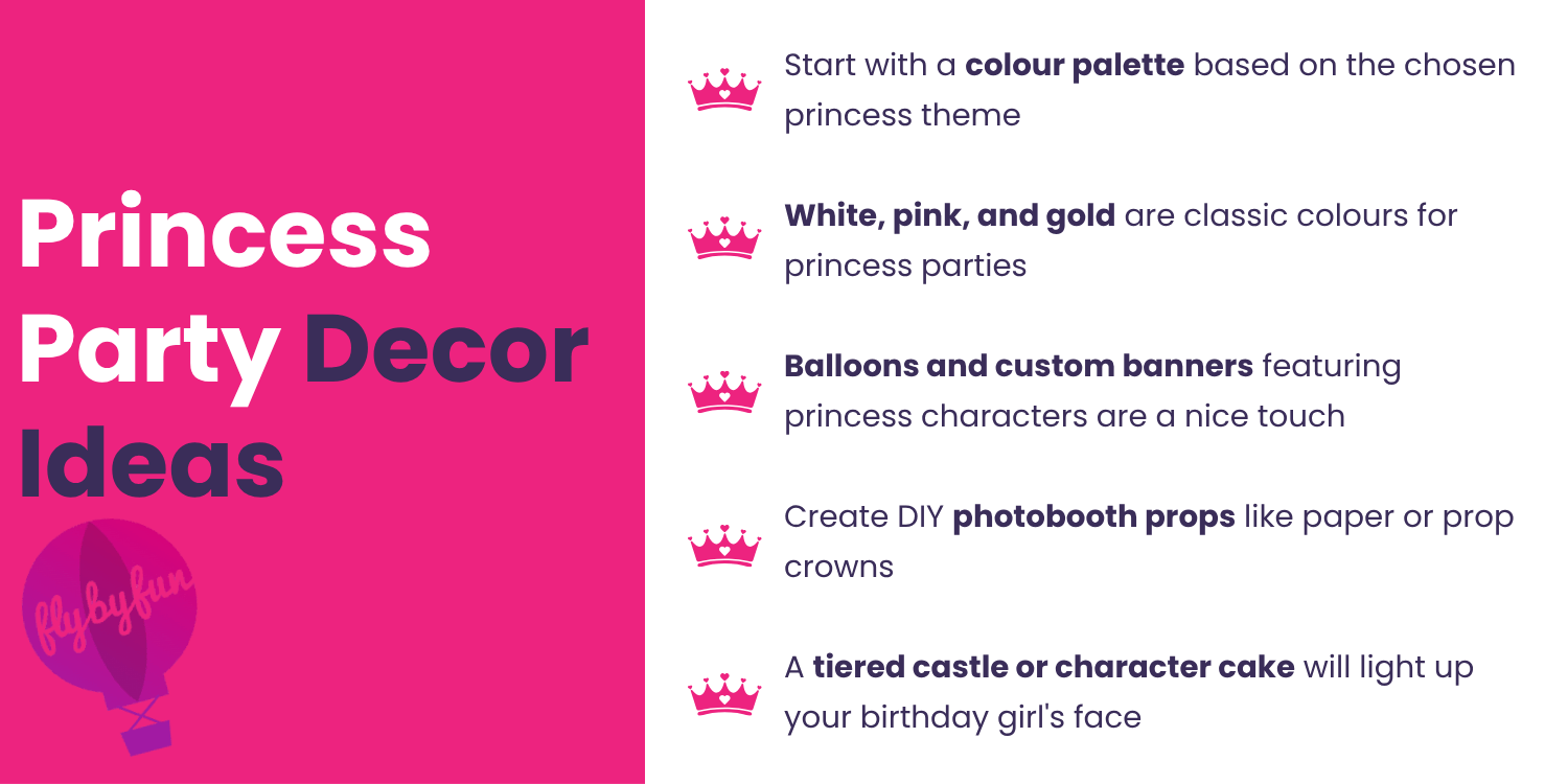 princess party decor ideas